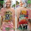 Friends 30 Years Characters Pink 3D T shirt