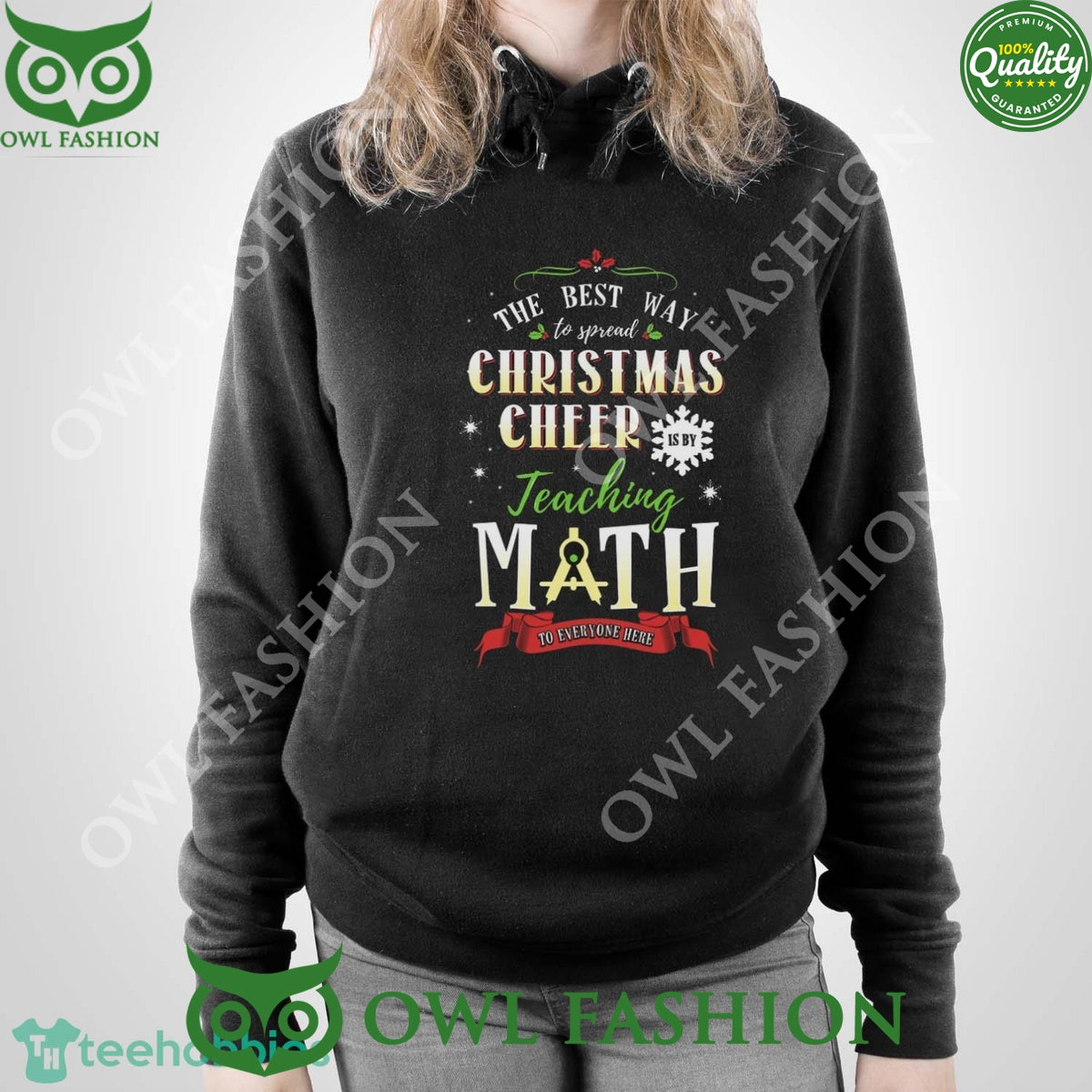 The best way to spend Christmas Cheer is by teaching Math Ugly Sweater
