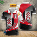 Fulham F.C Premier League 2023 Customized 3D Polo Tshirt