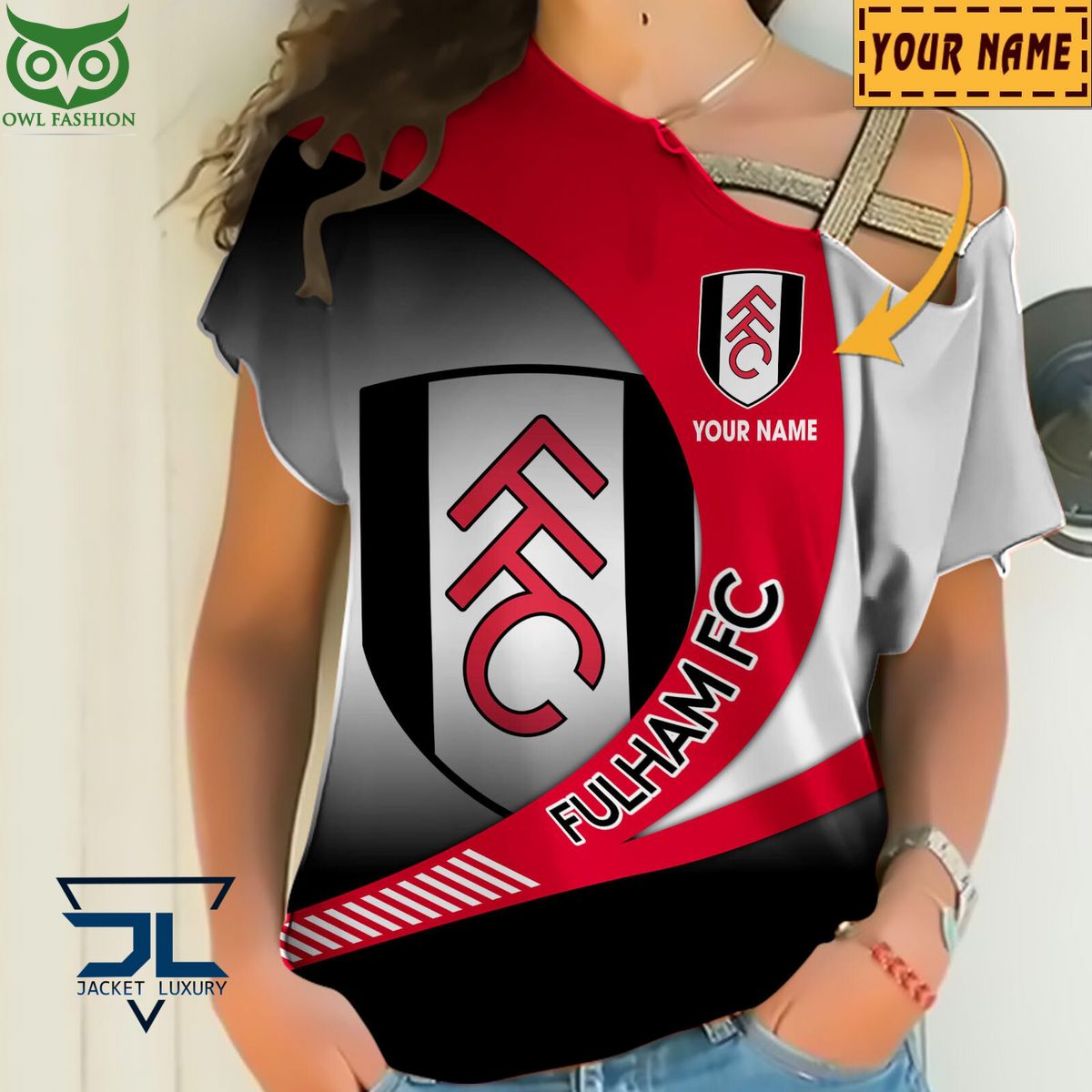 Fulham F.C Premier League 2023 Customized 3D Polo Tshirt