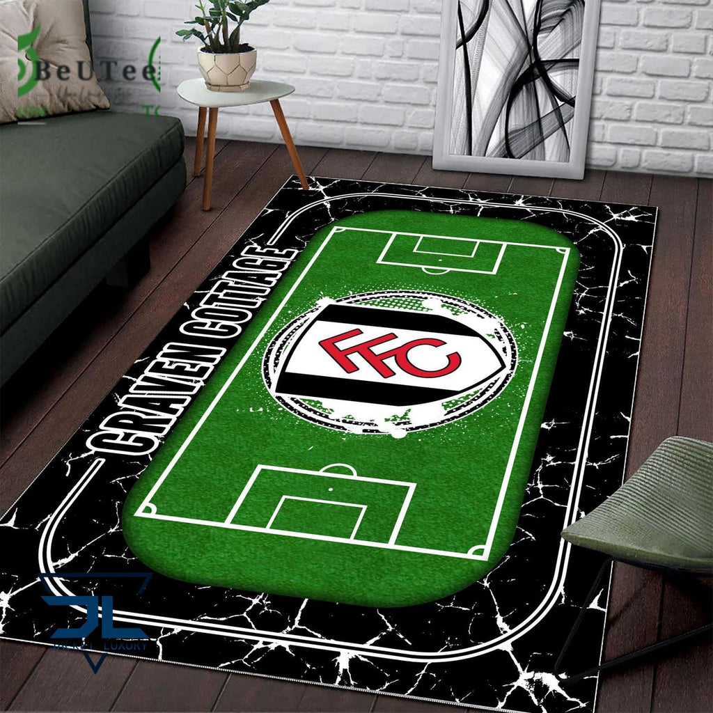 Fulham Premier League Football Team Carpet Rug