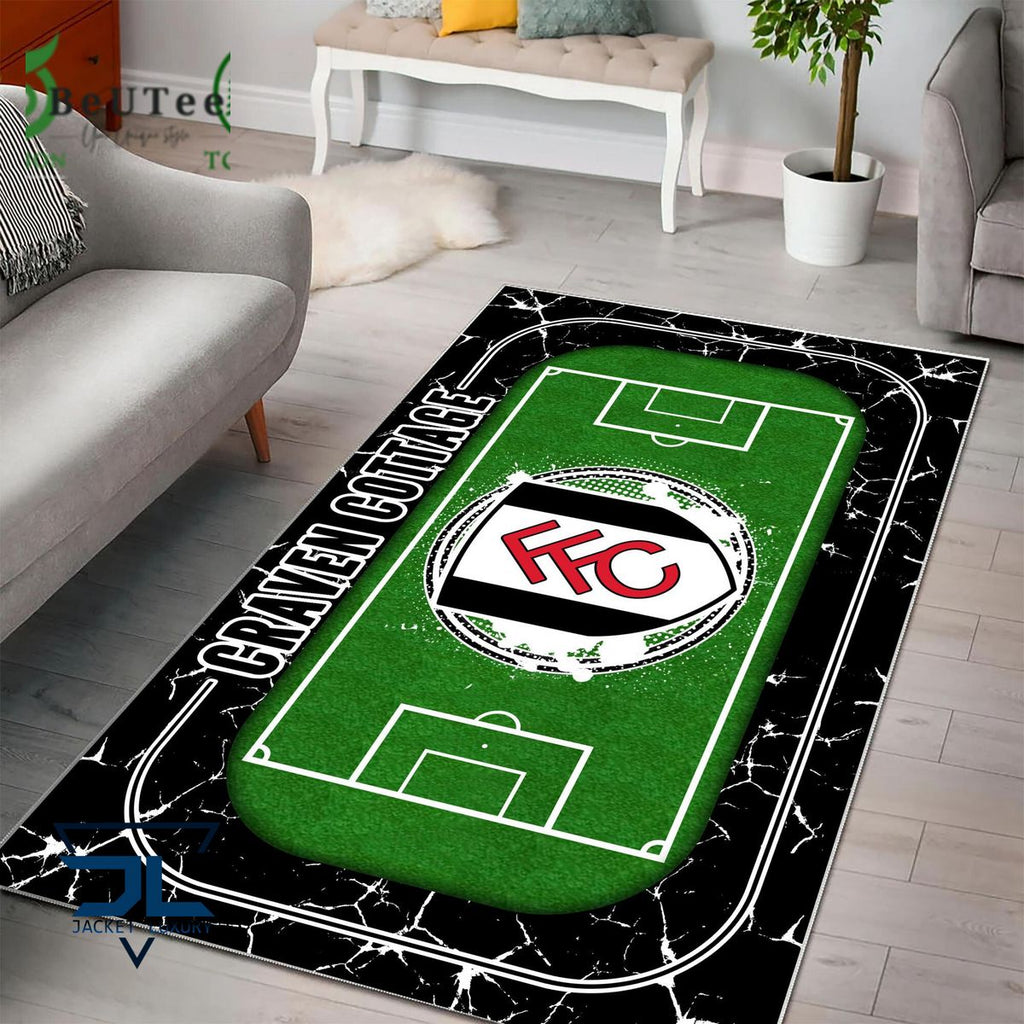 Fulham Premier League Football Team Carpet Rug