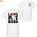 funny T-shirt I love hot dads humor cute popular trending retro Short Sleeve Top Unisex Hoodie, Sweatshirt