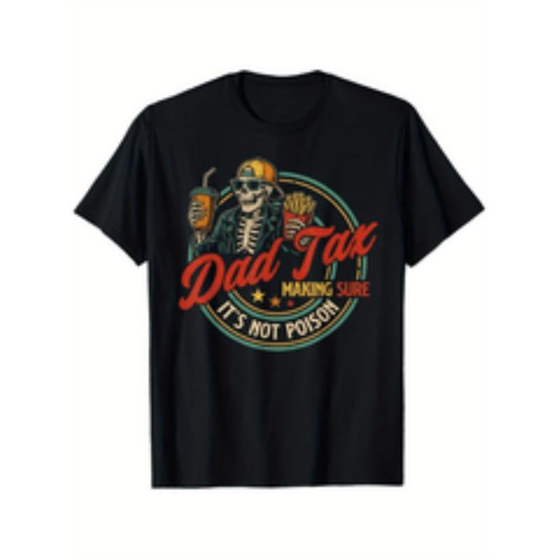funny dad tax making its not poison TNF day Lightsaber brand shirt humorous skeleton fries graphic 100 cotton regular fit...