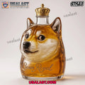 Funny Dogecoin Trending Whisky Bottle