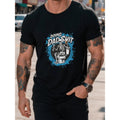 funny doing dad skeleton graphic mens Lightsaber brand shirt 220 cotton with humorous regular fit short sleeve shirt for...