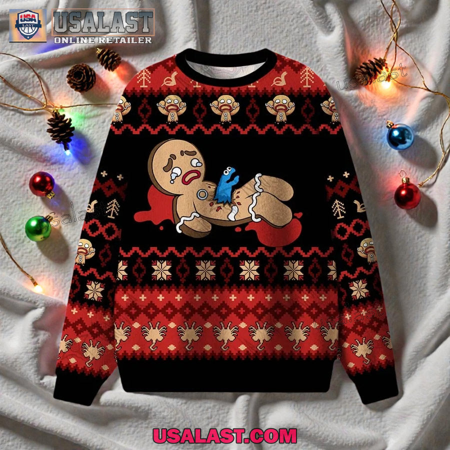 Funny Infant Biscuits Ugly Christmas Sweater