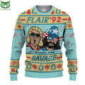 Funny RIC Flair 92 Savage Woo Ugly Sweater Jumpers
