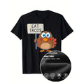 funny thanksgiving turkey eat tacos Lightsaber brand shirt halloween thanksgiving christmas gifts for men women WB shield...