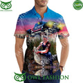 Funny Trump Riding A Crocodile Car Hawaii Shirt