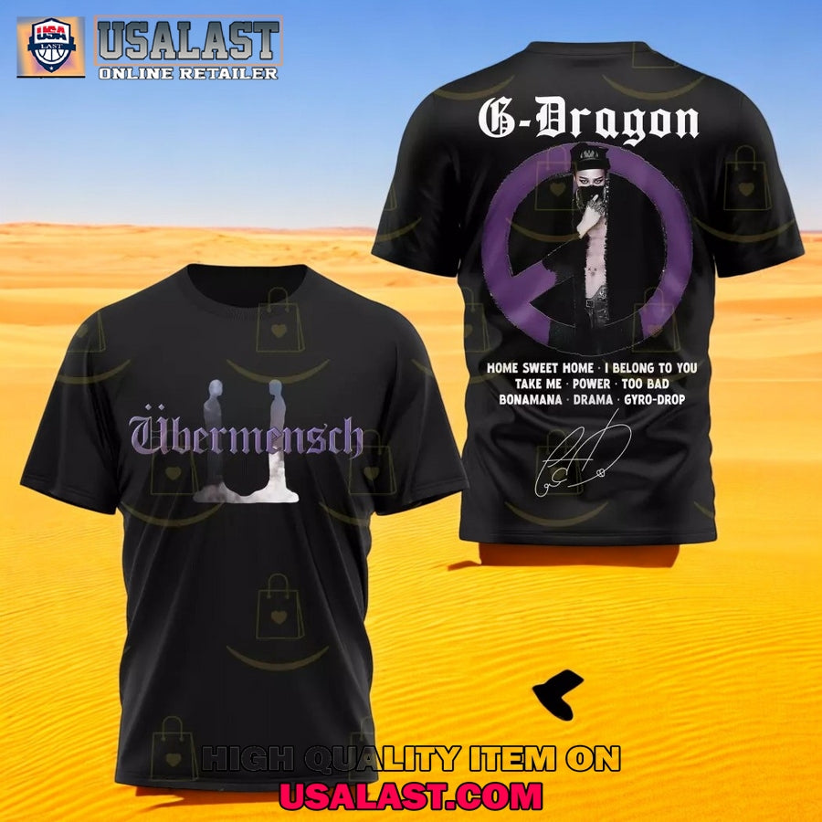 G-Dragon Heartbreaker Tour 2025 3D Shirt