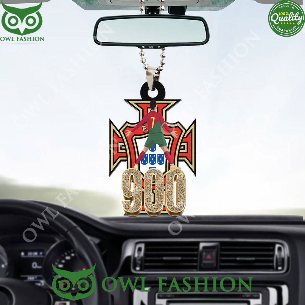 Cristiano Ronaldo 7 Custom 900 Goals Acrylic Car Ornament