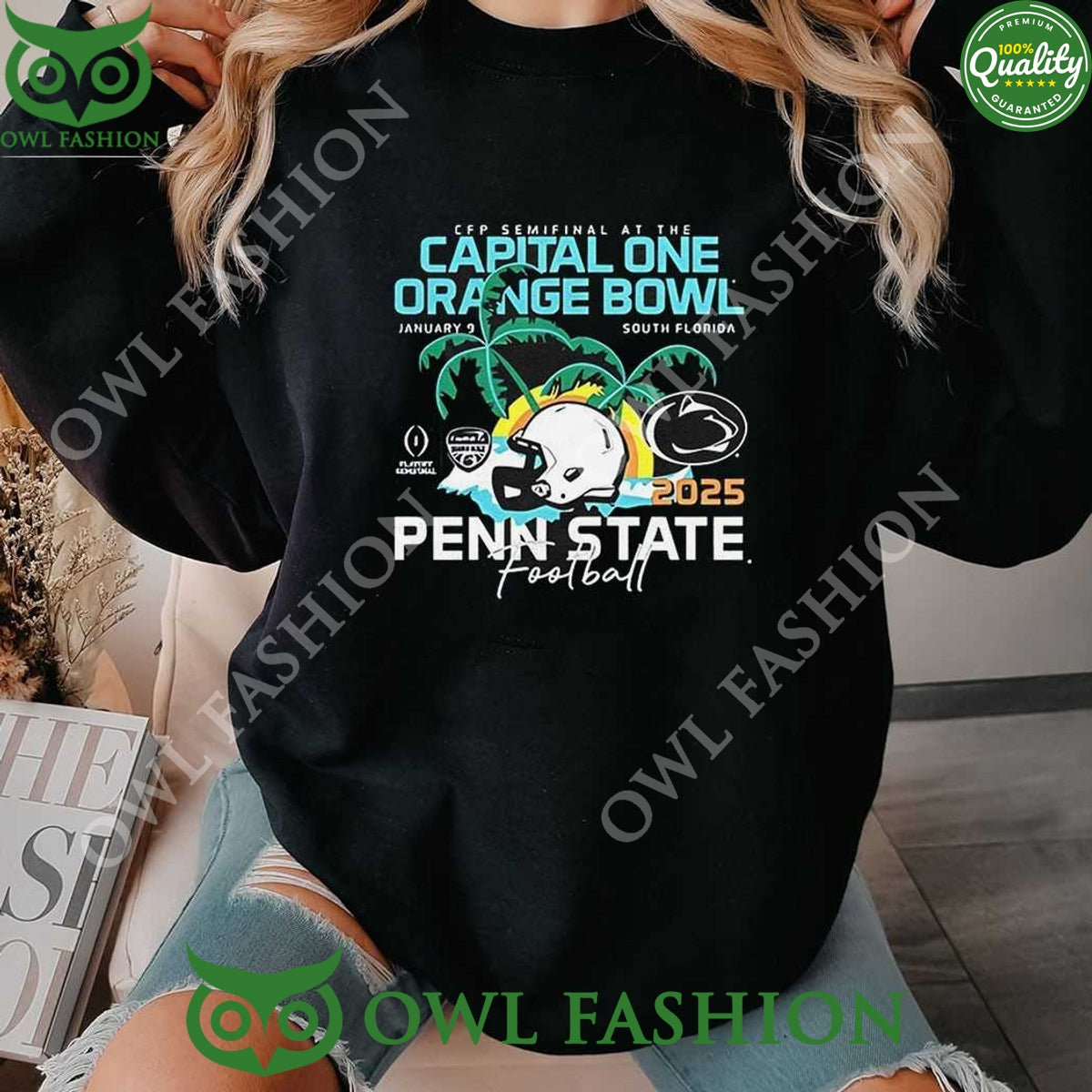 Penn State Nittany Lions Football 2025 Capital One Orange Bowl Bound t Shirt