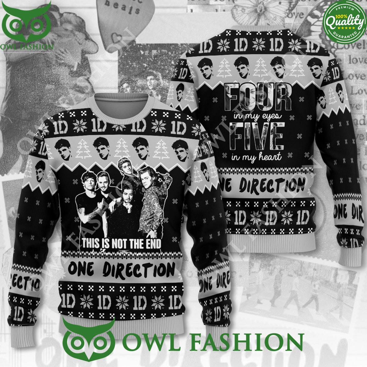 Liam Payne x One Direction This is not the end 3D Ugly Sweater