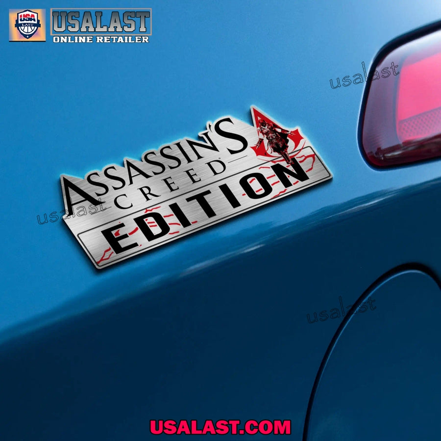 Assasin’s Creed Game Edition Custom 3D Car Badge Sticker