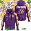 Game Night Experience winners Los Angeles Lakers NBA custom hoodie