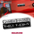 Game Of Thrones Edition Laser Engraved Car Name Badge