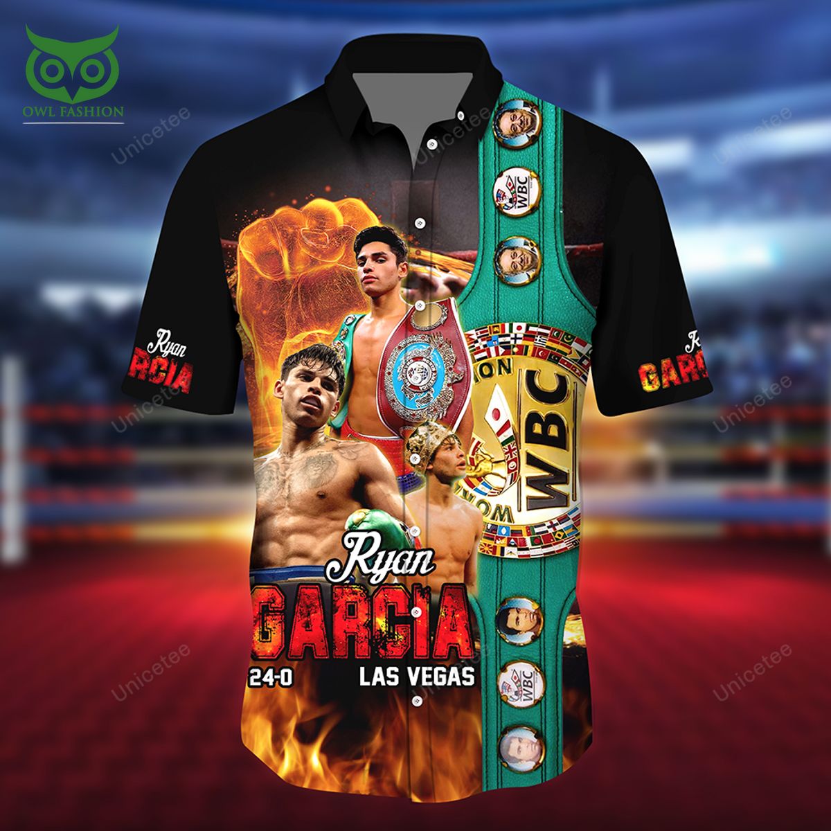 Garcia Win Las Vegas WBC Boxing Hawaiian Shirt
