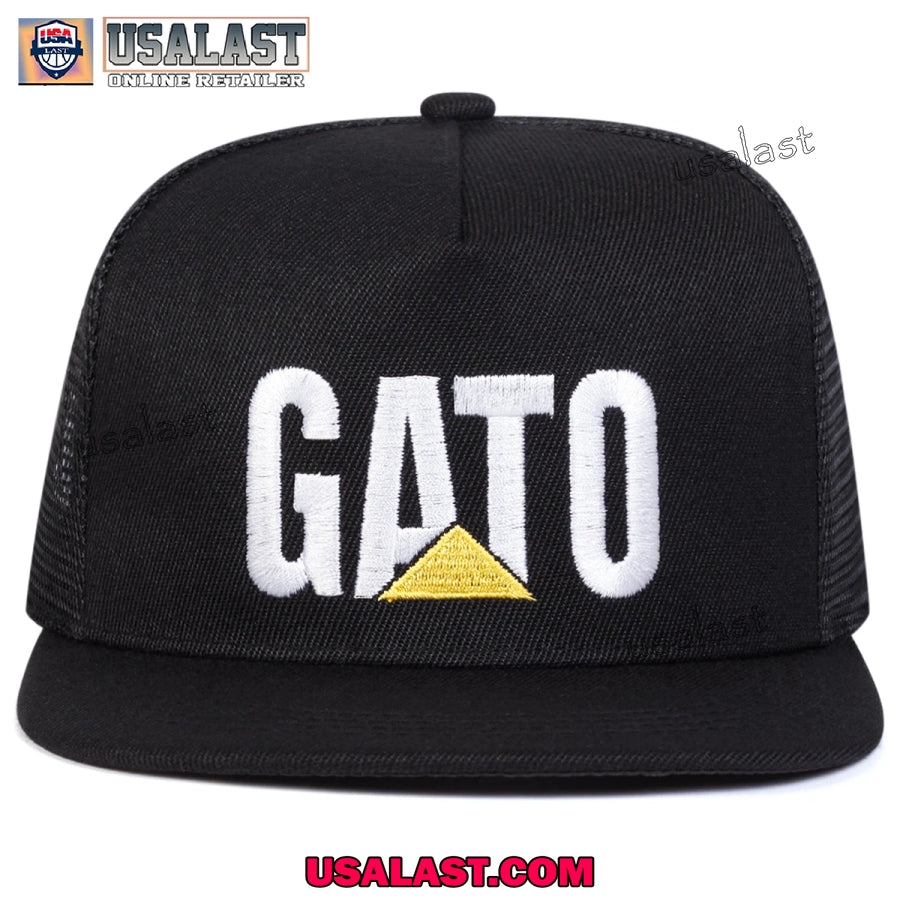 GATO Logo Embroidery Baseball Trucker Cap Hat