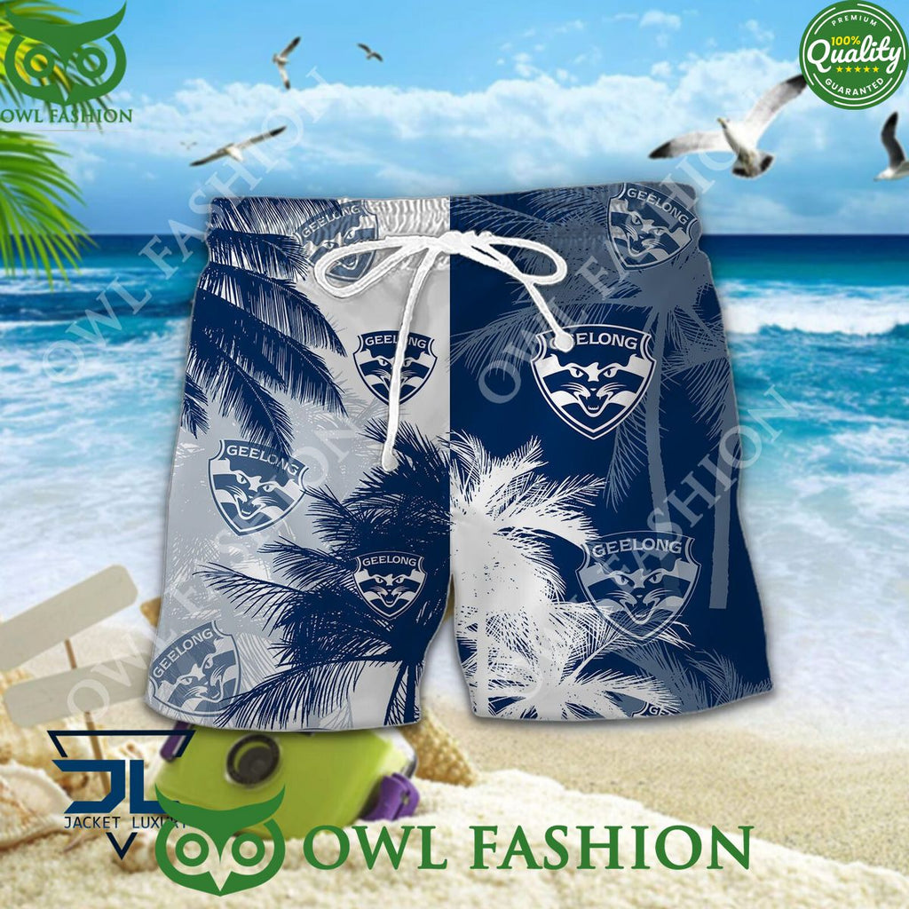 Geelong Football Club AFL Australian Hawaiian shirt and short