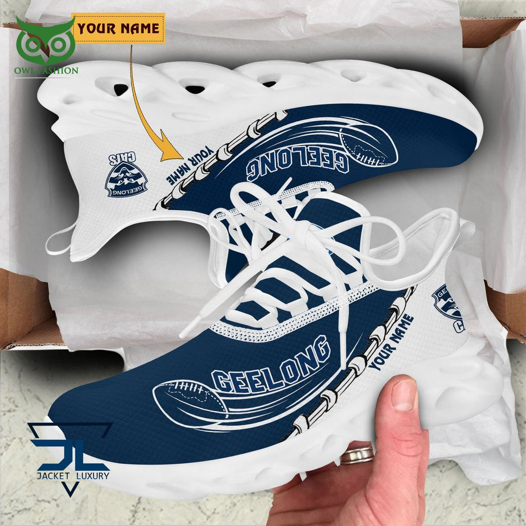 Geelong Football Club AFL Personalized Max Soul Shoes