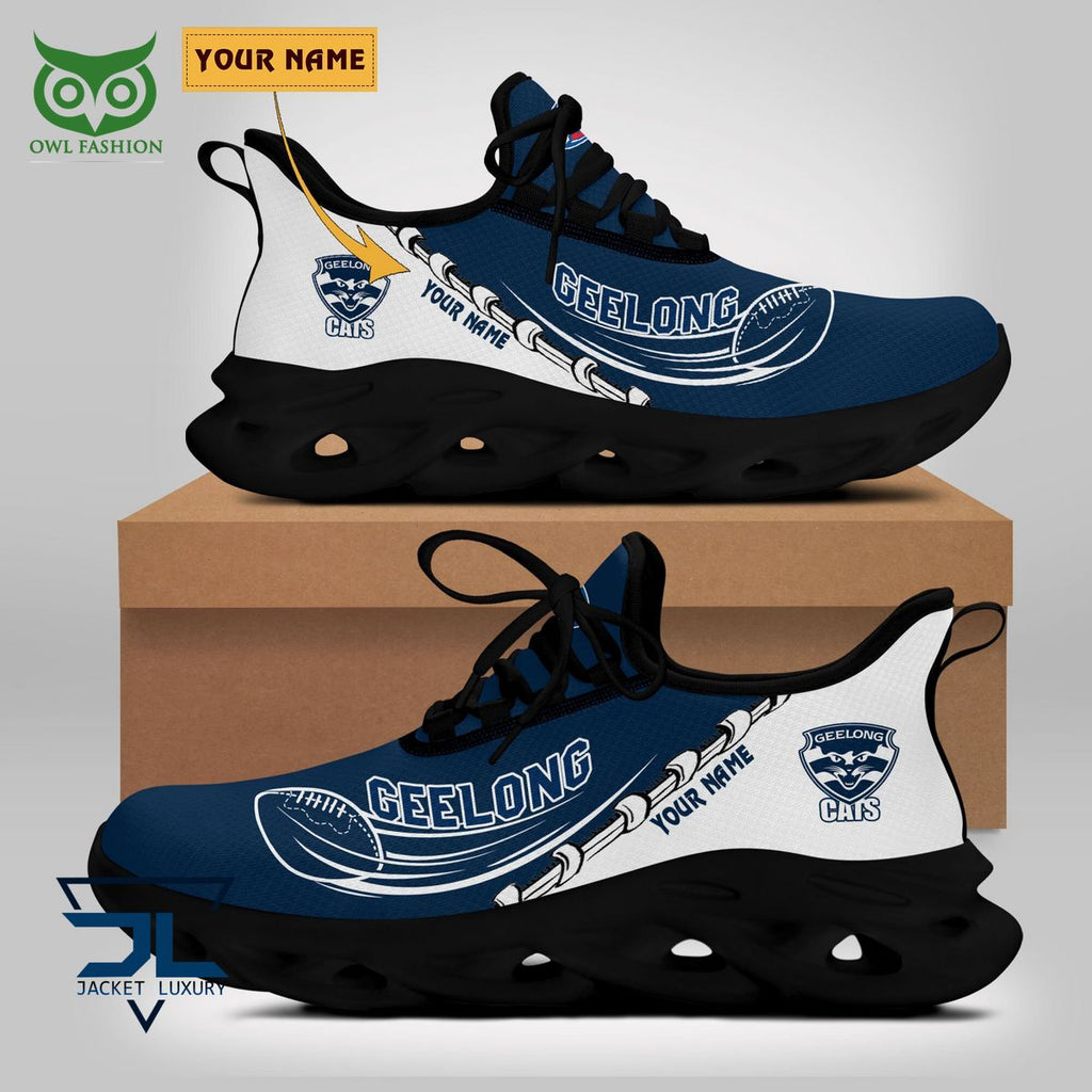 Geelong Football Club AFL Personalized Max Soul Shoes