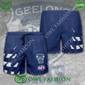Geelong Football Club Cats AFL Dark Blue 3D Shorts