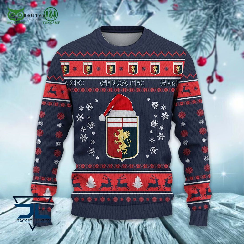 Genoa CFC Football Lega Serie A Ugly Sweater