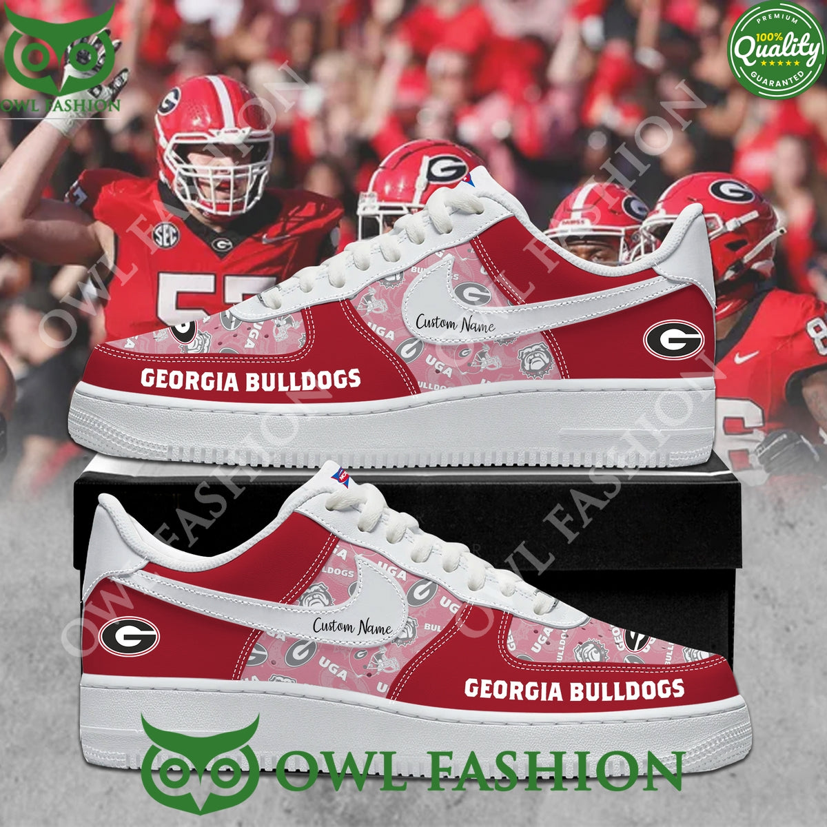 Georgia BullDog New Football Personalized Shoes 2025