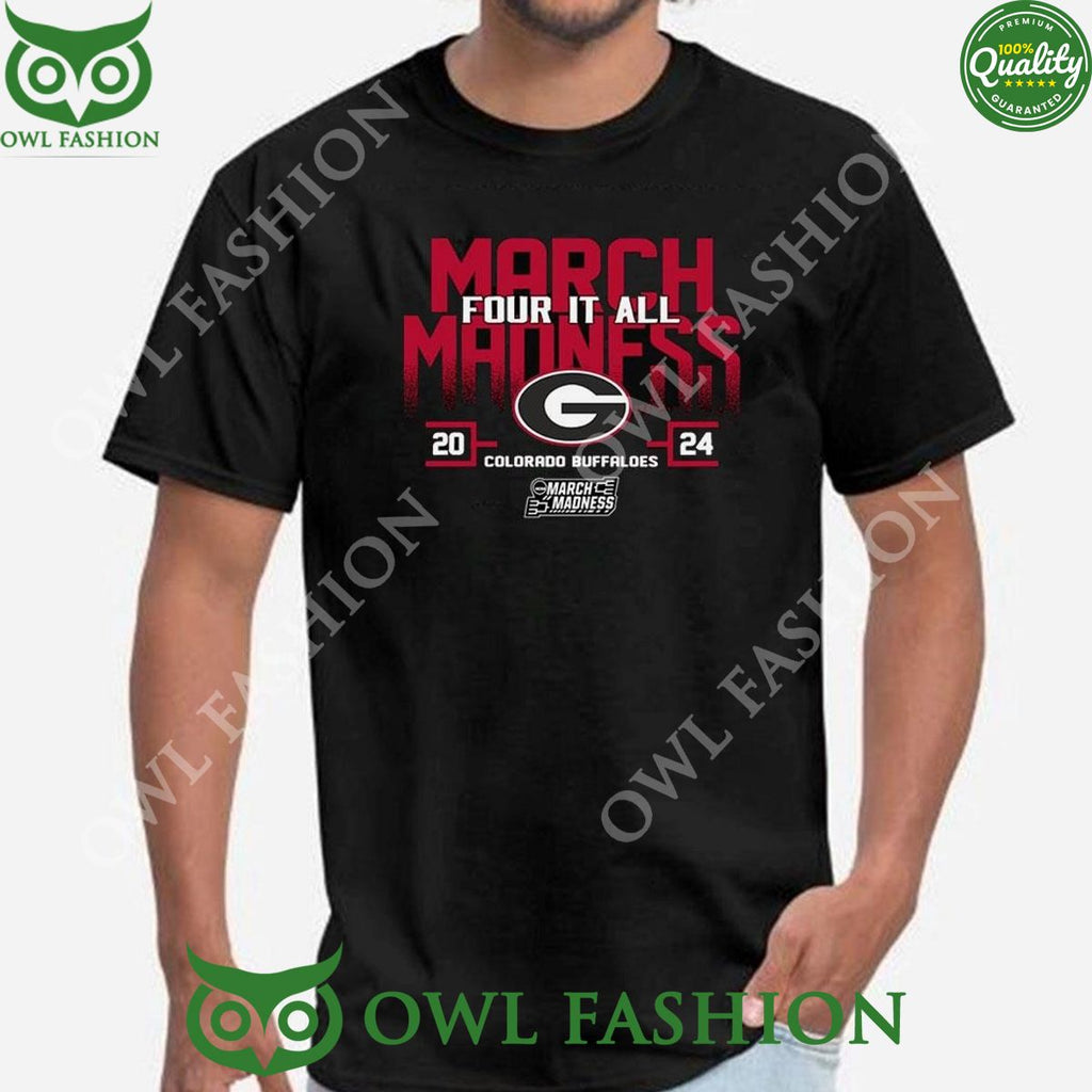 Georgia Bulldogs 2024 Ncaa March Madness Four It All Shirt Sweater