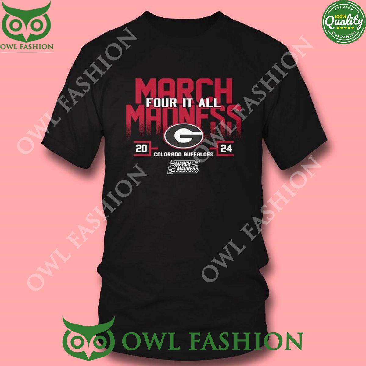 Georgia Bulldogs 2024 Ncaa March Madness Four It All Shirt Sweater
