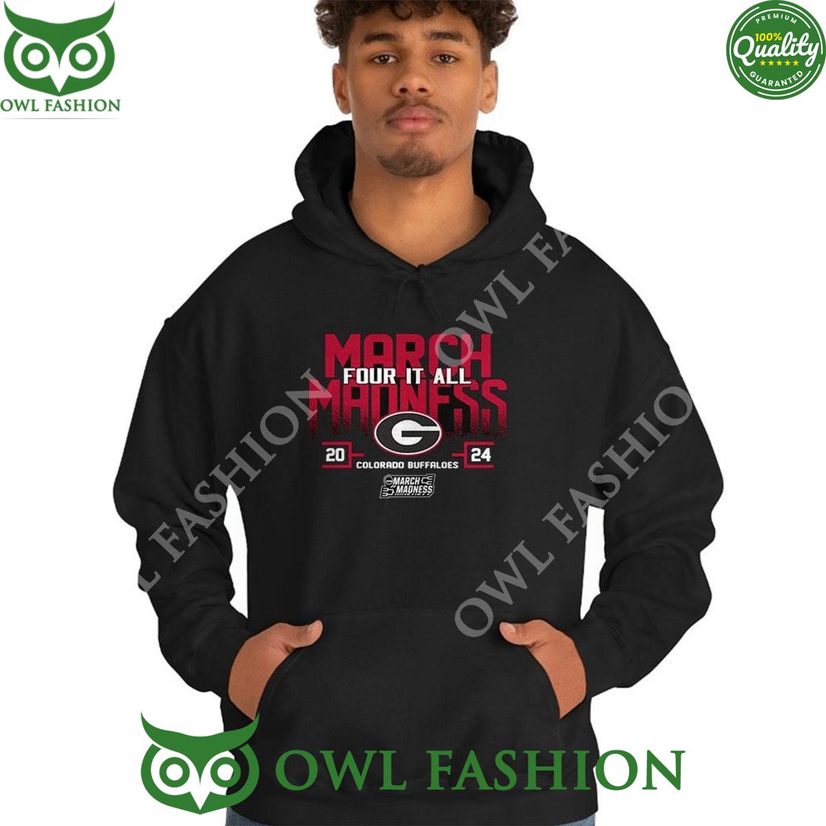 Georgia Bulldogs 2024 Ncaa March Madness Four It All Shirt Sweater