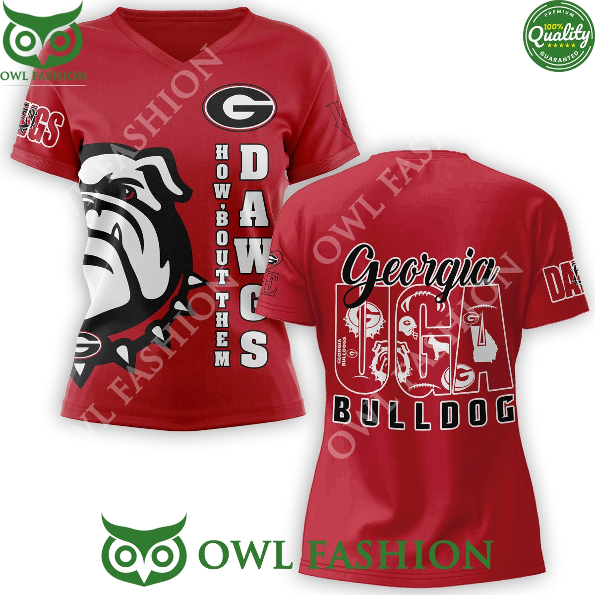 Georgia Bulldogs Dawgs How About Them 3D t Shirt