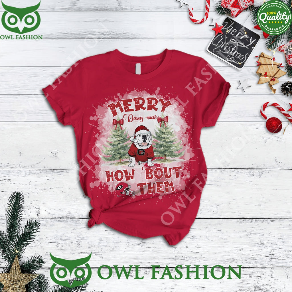 Georgia Bulldogs Merry Dawg-mas How ‘Bout Them Pajamas