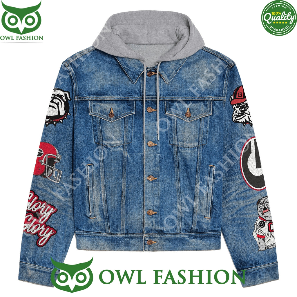 Georgia Bulldogs National Championship 2025 Denim Jacket
