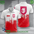 Georgia National Football Euro Champion Personalized 3D Polo Shirt