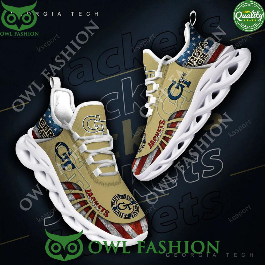 Georgia Tech Yellow Jackets basketball Max Soul Clunky Shoes