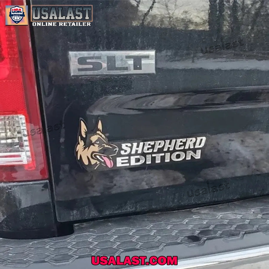 German Shepherd Car Emblem Custom 3D Badge