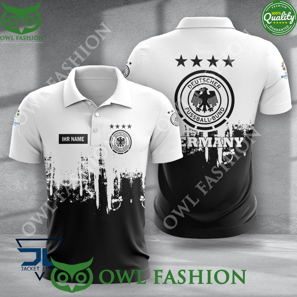 Germany Trending Euro 2024 National Team Custom Name 3d Polo Shirt