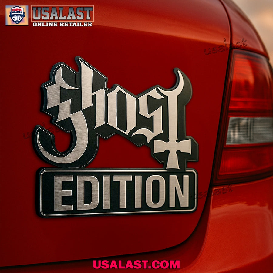Ghost Custom 3D Car Badge Sticker