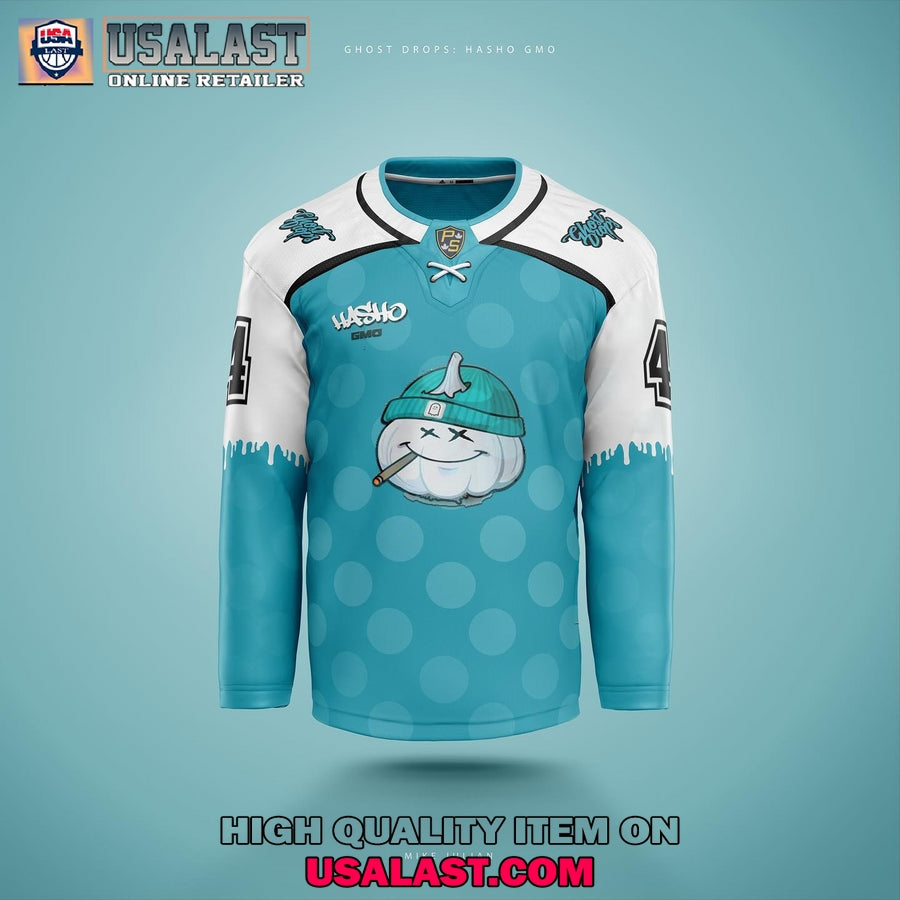 Ghost Drops Hasho GMO Canabis Hockey Jersey