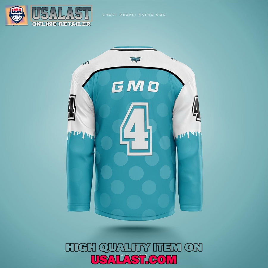 Ghost Drops Hasho GMO Canabis Hockey Jersey
