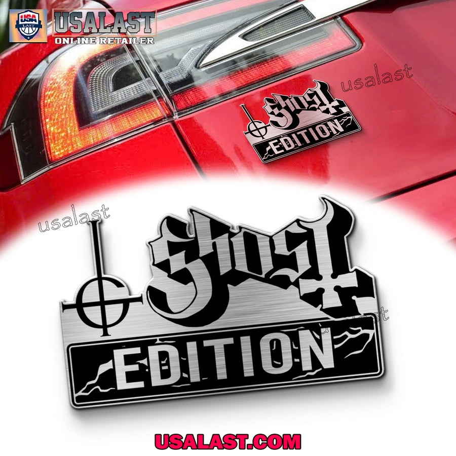 Ghost Rock Band Edition 3D Engraved Car Name Emblem