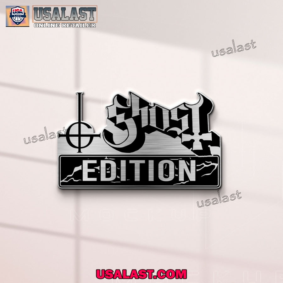 Ghost Rock Band Edition 3D Engraved Car Name Emblem