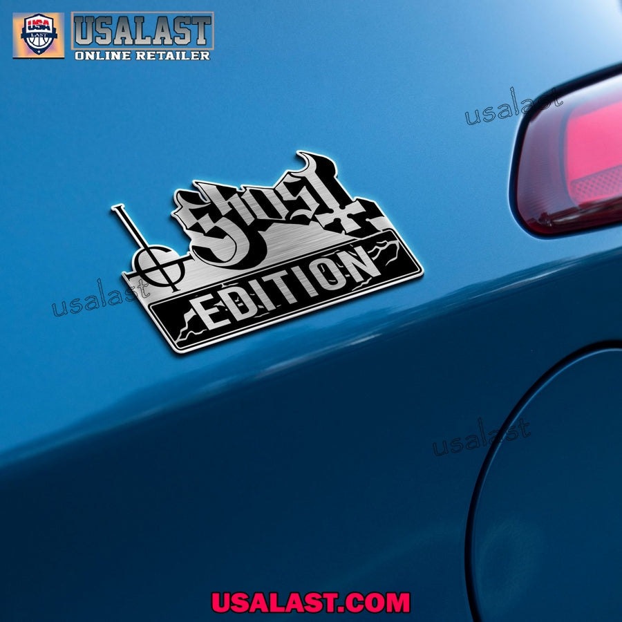 Ghost Rock Band Edition 3D Engraved Car Name Emblem