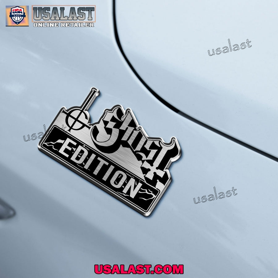 Ghost Rock Band Edition 3D Engraved Car Name Emblem