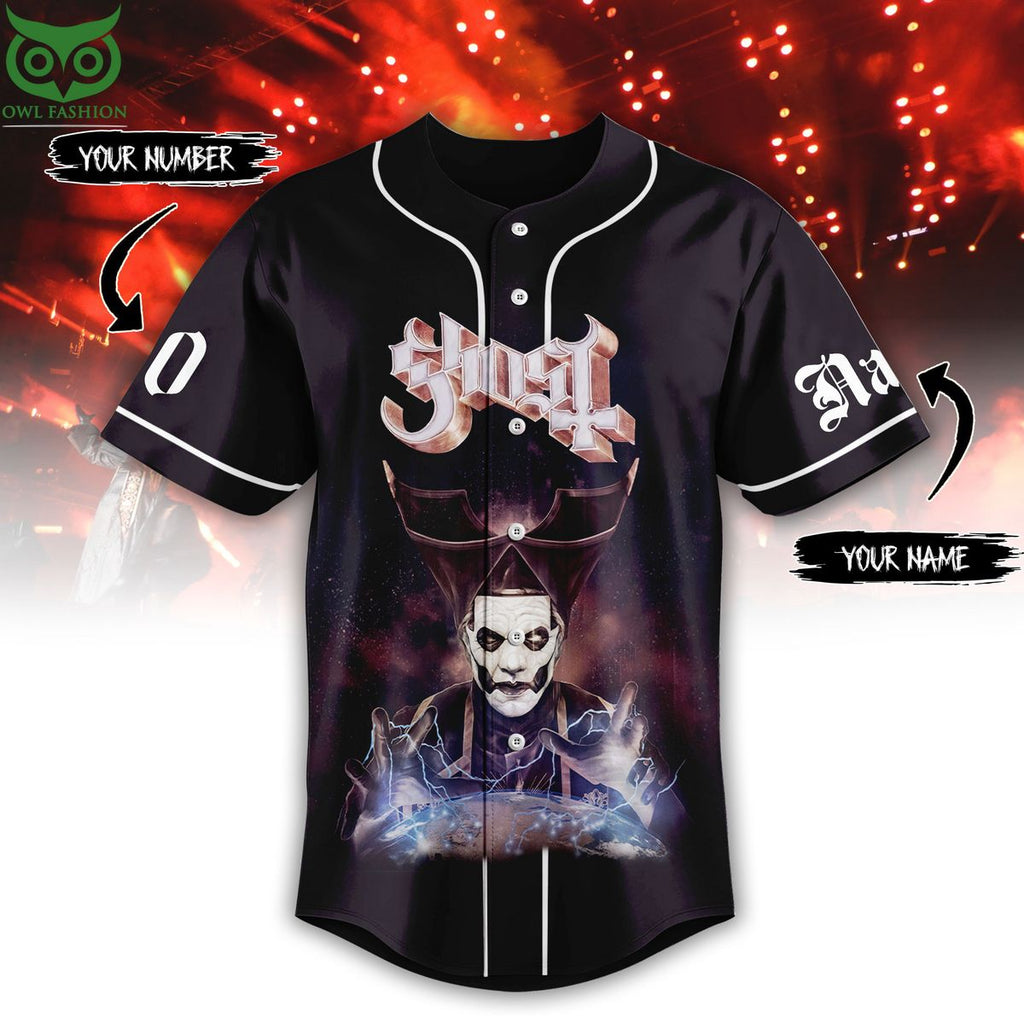 Ghost Rock Band Tour Customized Baseball Jersey Shirt
