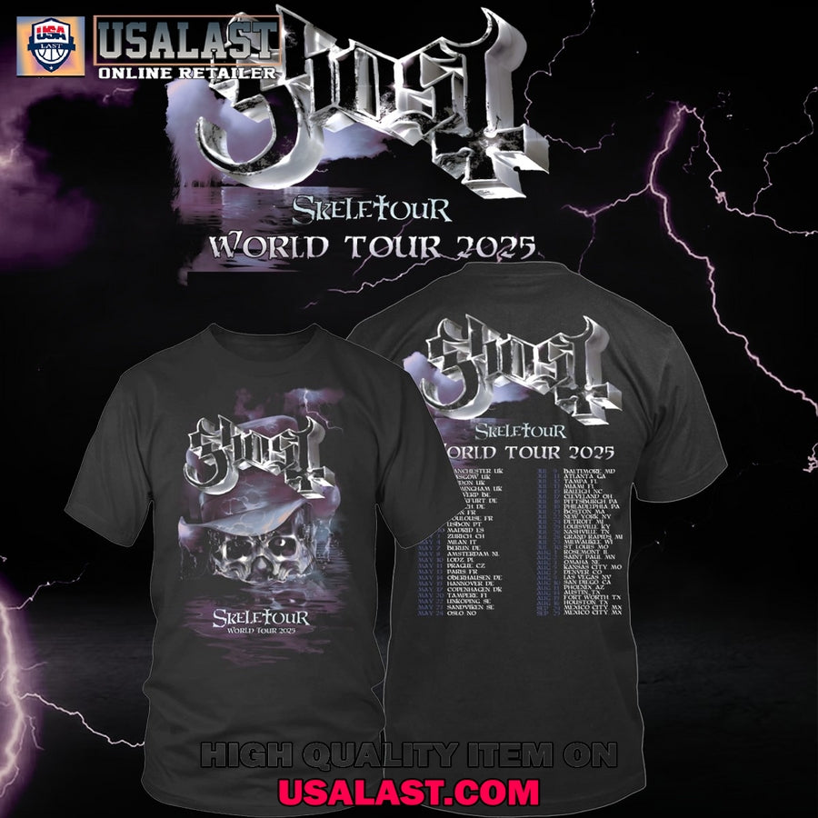 Ghost SkeleTour World Tour 2025 T-Shirt