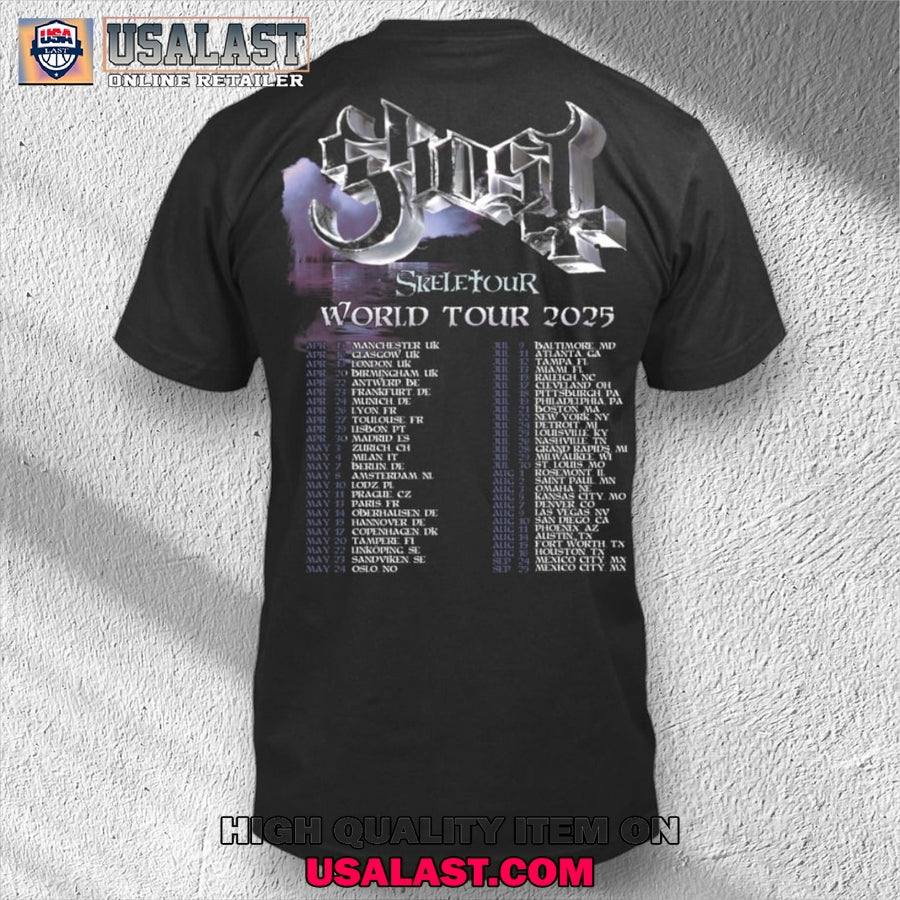 Ghost SkeleTour World Tour 2025 T-Shirt