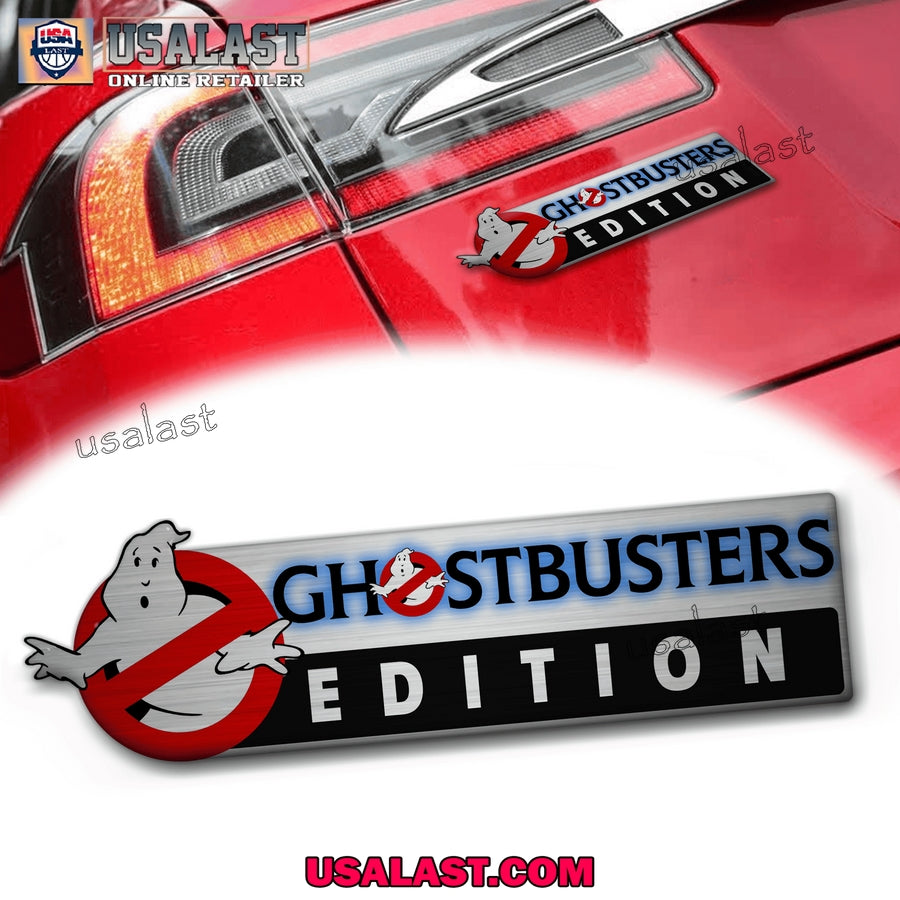 Ghostbusters Edition Laser Engraved Car Name Badge